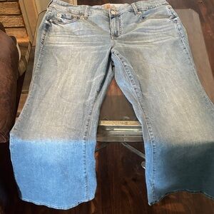 Torrid Medium Blue Wide Leg Jeans